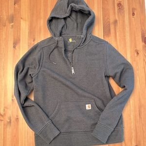 Ladies Carhartt 1/4 Zip Pullover Hoodie